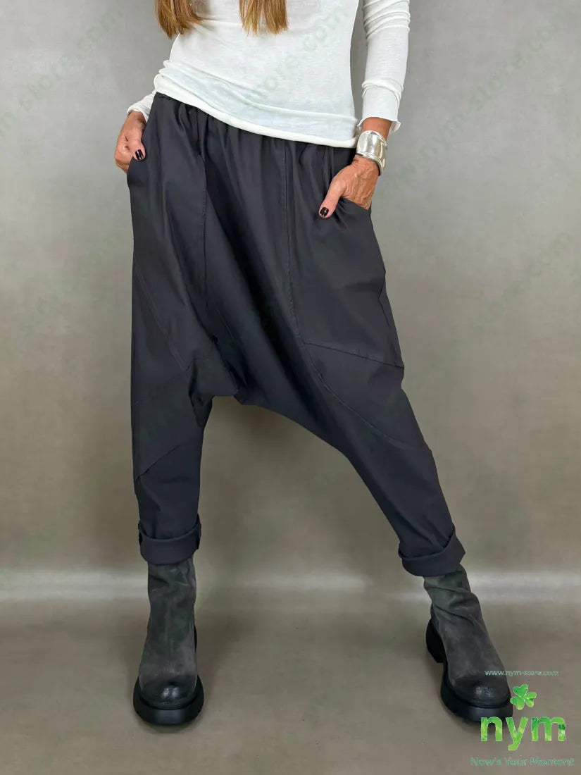 panta harem bengalina 79vi19ny2ea - U / ANTRACITE / AI26 - PANTALONE