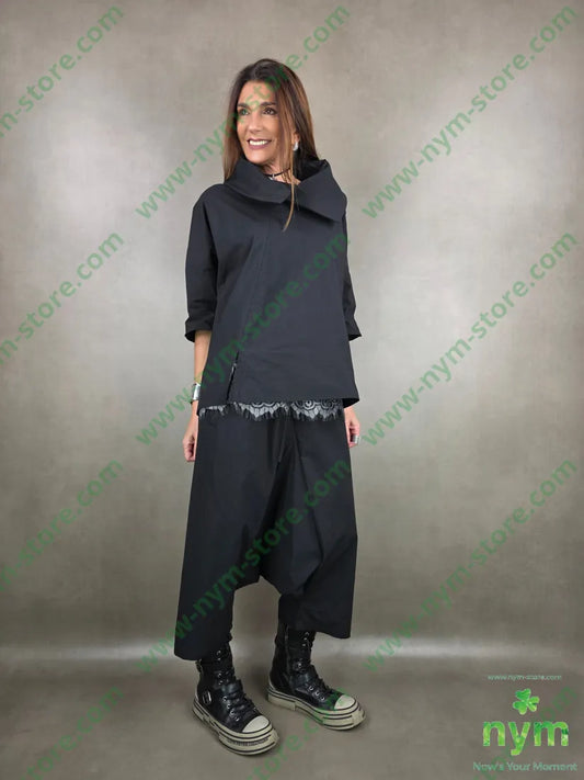 panta harem tessuto tecnico 70co27ny3ea PANTALONE