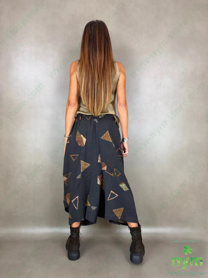 Pantagonna fantasia triangoli 93ly7li - U / MARRONE / AI26 - PANTALONE