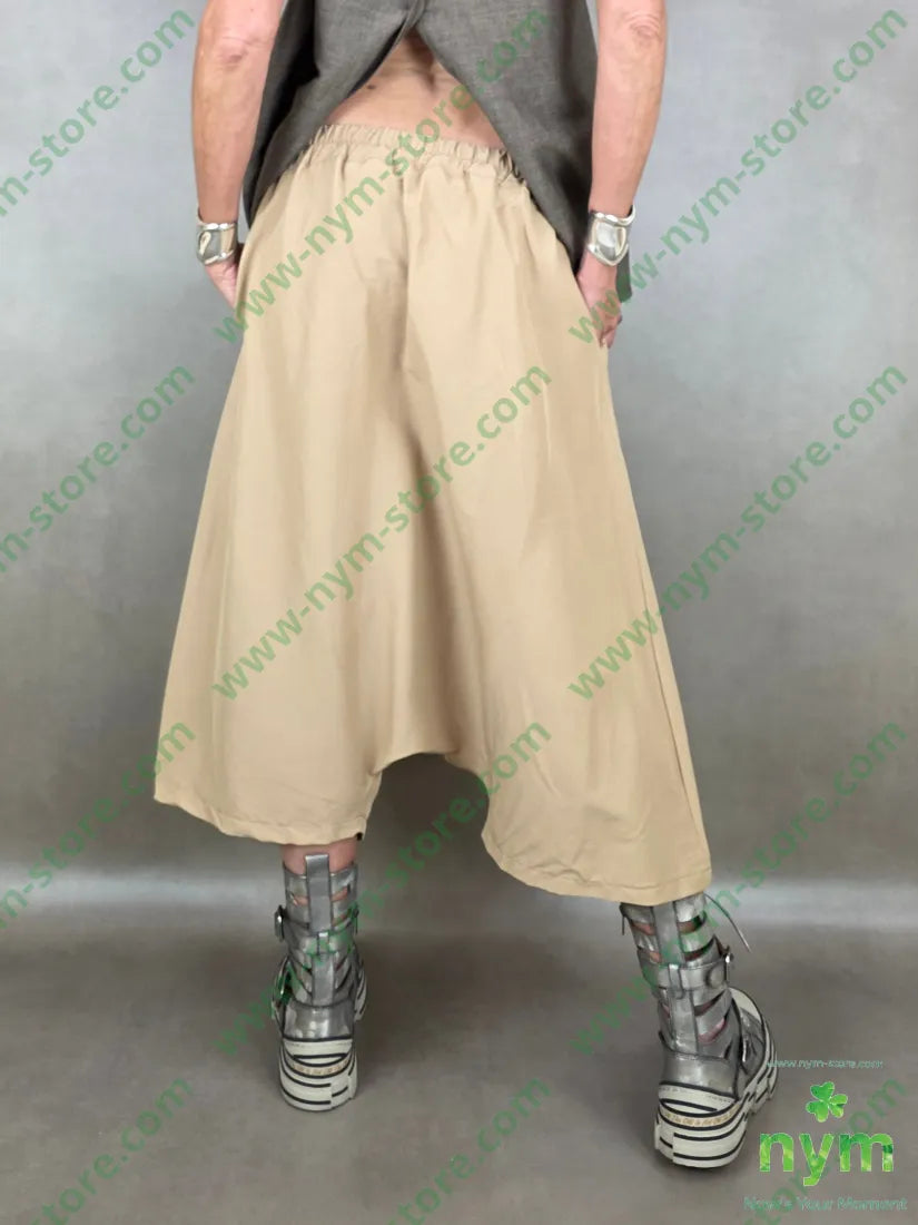 pantagonna largo con sormonti 70vi6ea24ny - U / CAMMELLO / PE26 - PANTALONE