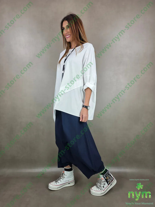 pantagonna lungo tessuto bengalina 79vi19ny2ea PANTALONE