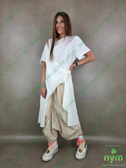 pantagonna tessuto grinza75vi25ny - U / SABBIA / PE26 - PANTALONE
