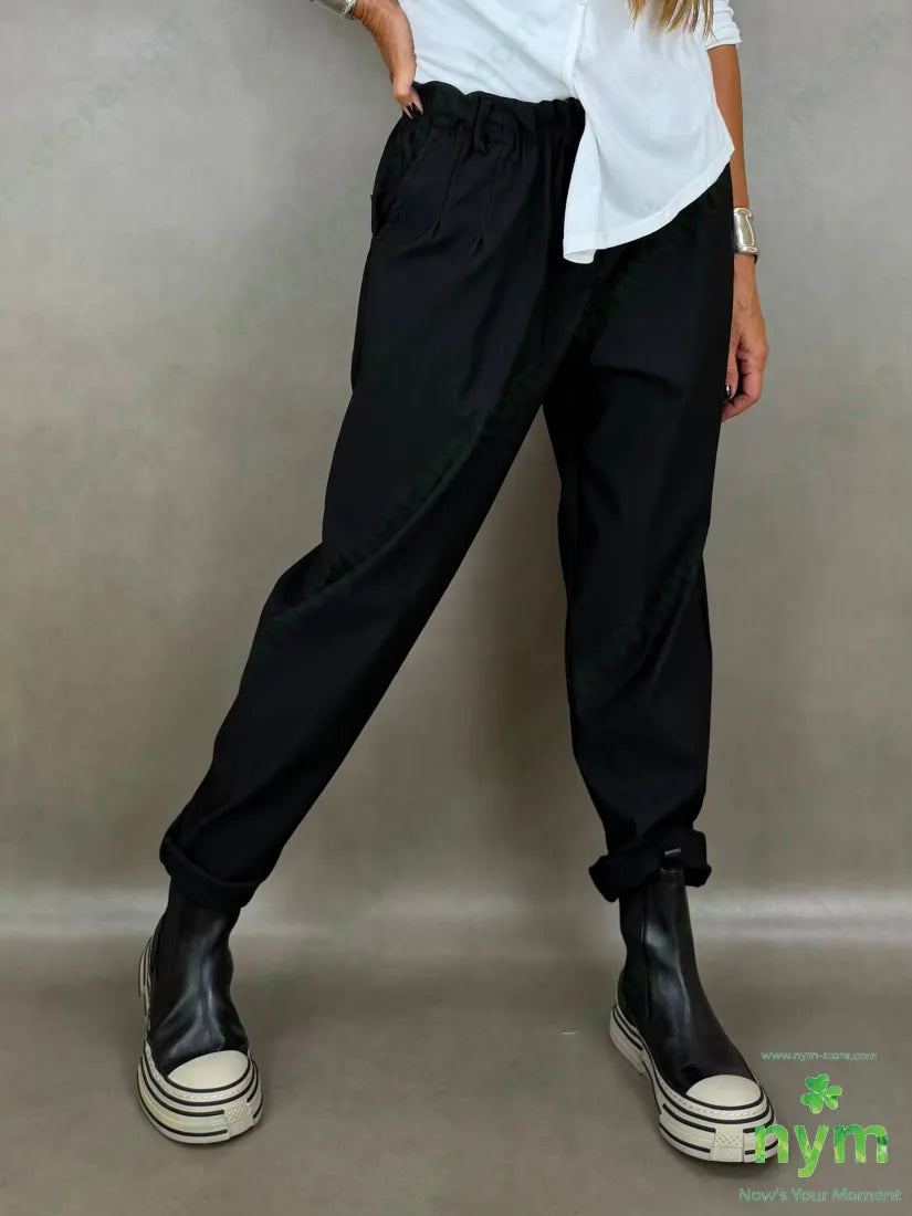 pantalone bengalina due tasconi dietro 79vi19ny2ea - U / NERO / AI26 - PANTALONE