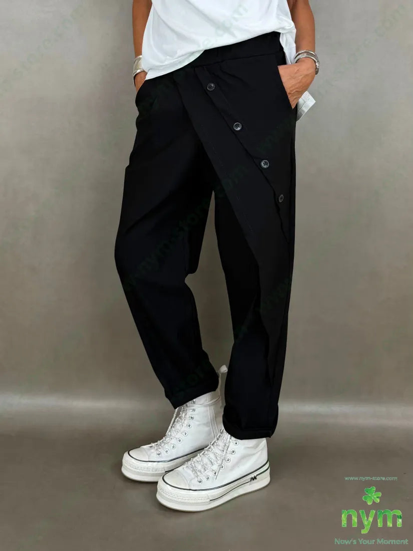 pantalone bengalina quattro bottoni pareo 70vi19ny2ea - U / NERO / AI26 - PANTALONE