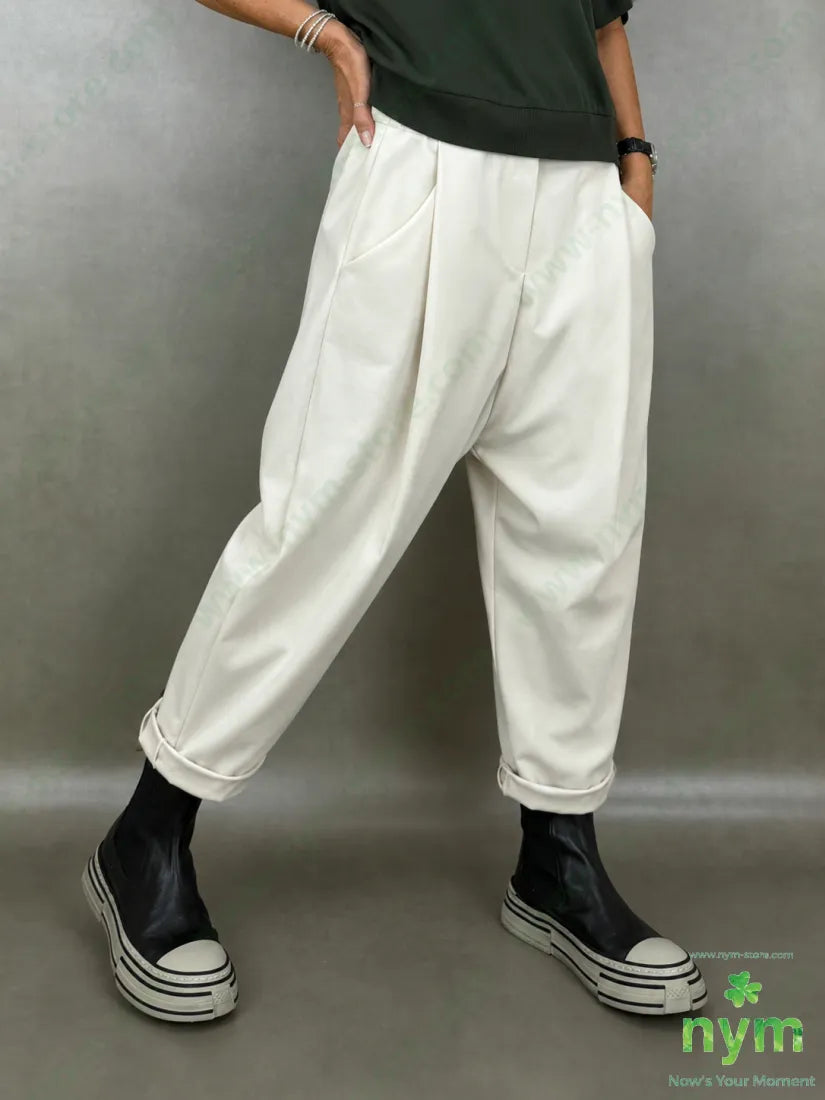 pantalone cavallo basso punto roma 65vi30ny5ea - U / SABBIA / AI26 - PANTALONE