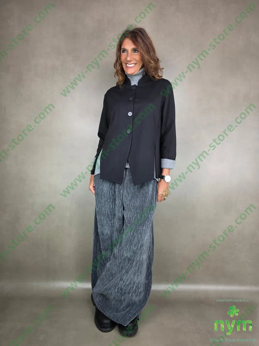 pantalone ciniglia goffrato 98pl2ea U / GRIGIO / AI25 PANTALONE