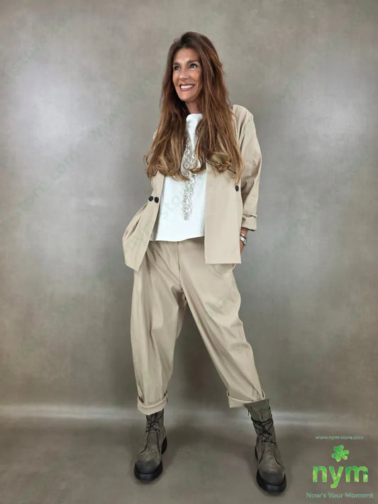 pantalone cuciture dietro bengalina 79vi19ny2ea - PANTALONE