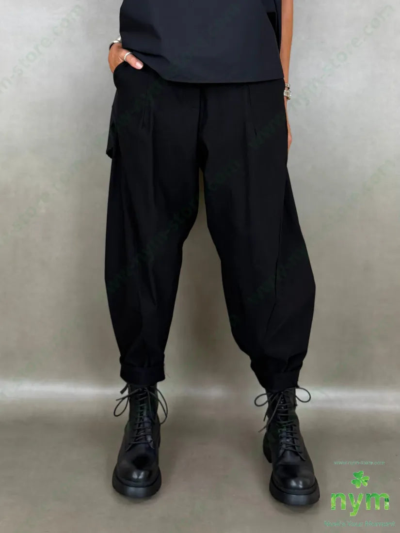 pantalone di bengalina tasca ad asola 79vi19ny2ea - U / NERO / AI26 - PANTALONE