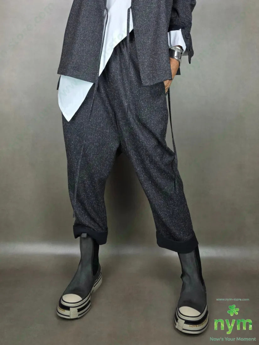 pantalone doppiato sale pepe 70pl27vi3ea 1 / ANTRACITE / AI25 PANTALONE