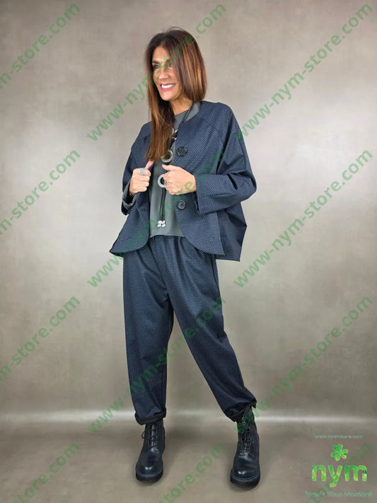 pantalone fantasia micro 52co40ny8ea U / BLU / AI25 PANTALONE