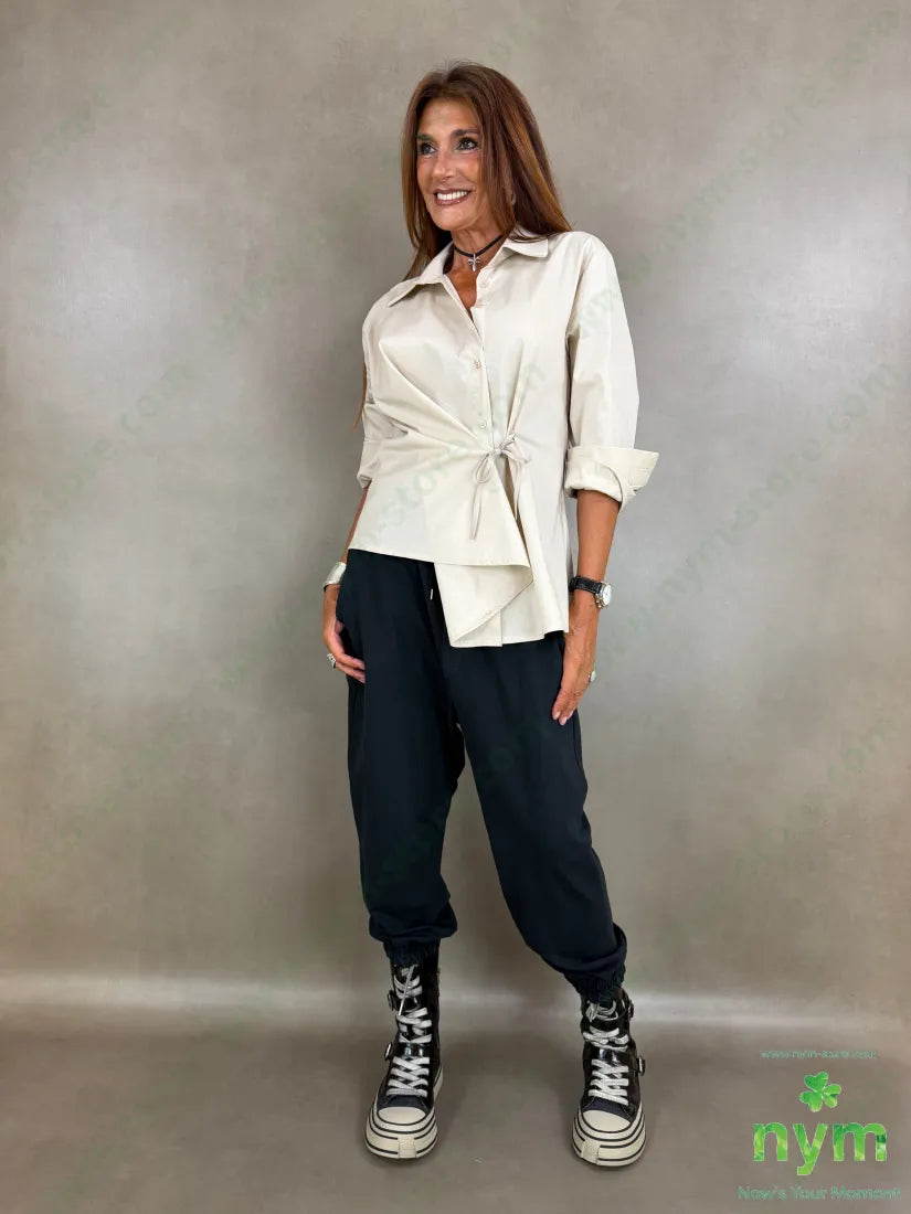 pantalone felpa maxi passanti N 95co5ea - U / NERO / AI26 - PANTALONE
