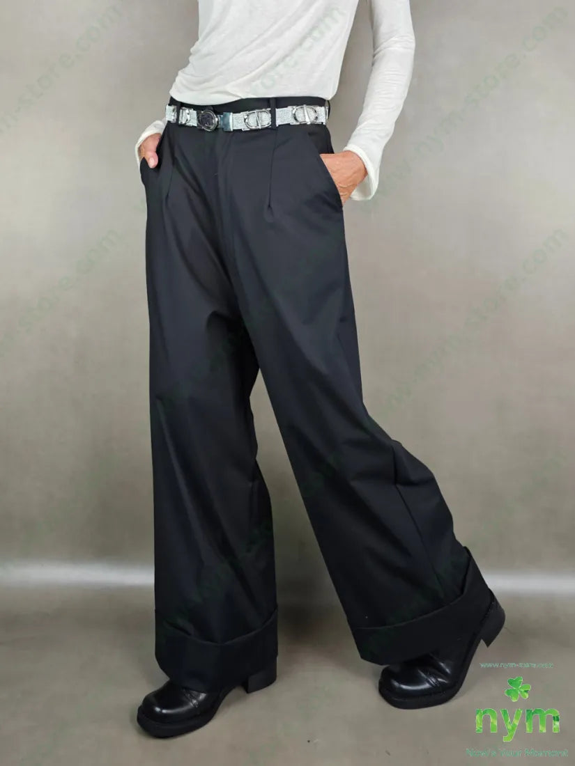 pantalone frescolana a uomo 64pl33vi3ea S / NERO / AI25 PANTALONE