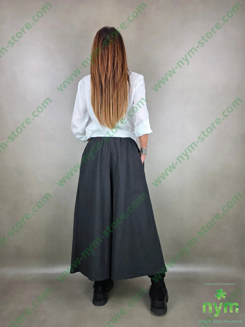 pantalone gaucho interno ricamo 50pl30ny20co PANTALONE