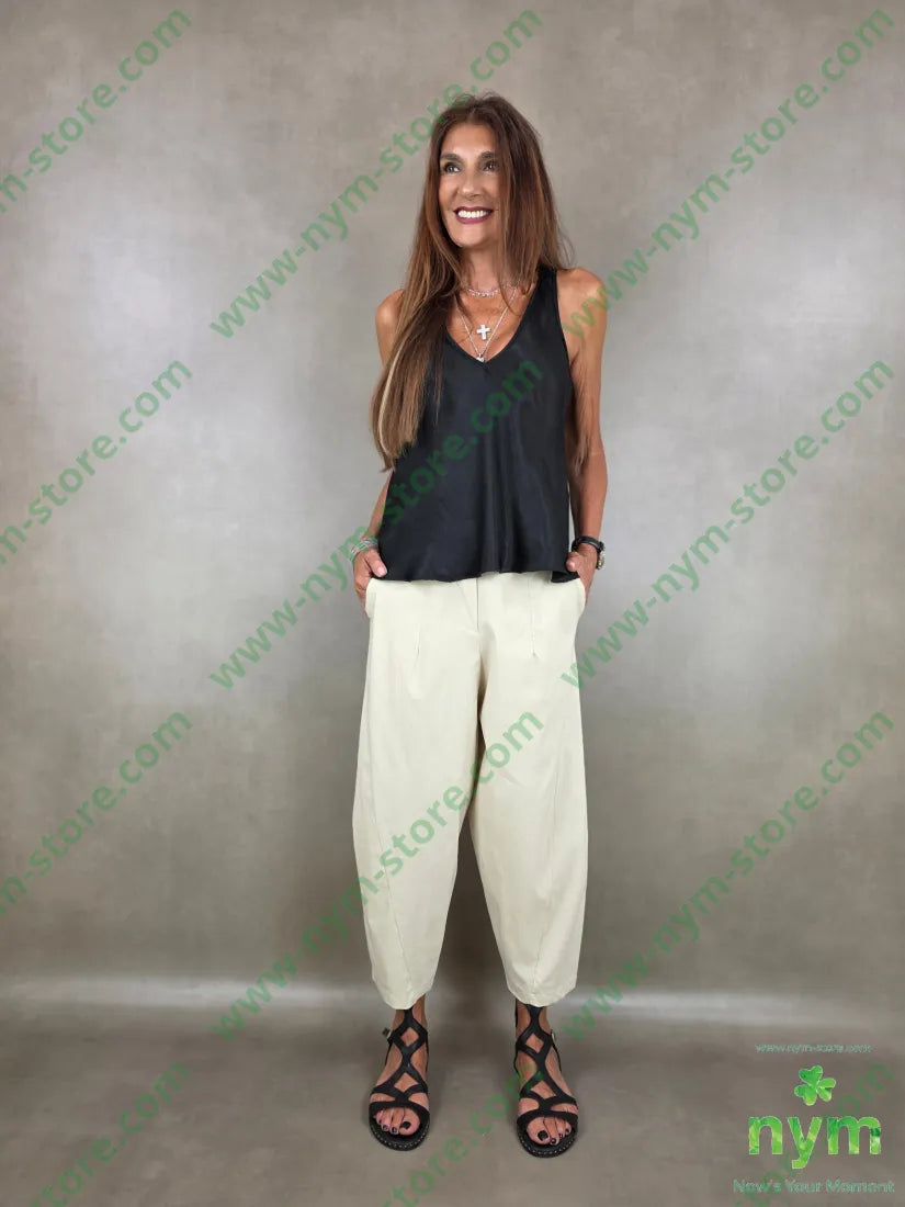 pantalone imbuto viscosa asola 70vi24ny6ea - PANTALONE