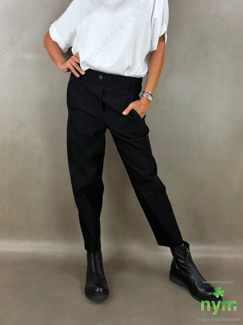 pantalone in bengalina una tasca 79vi19ny2ea - U / NERO / AI26 - PANTALONE