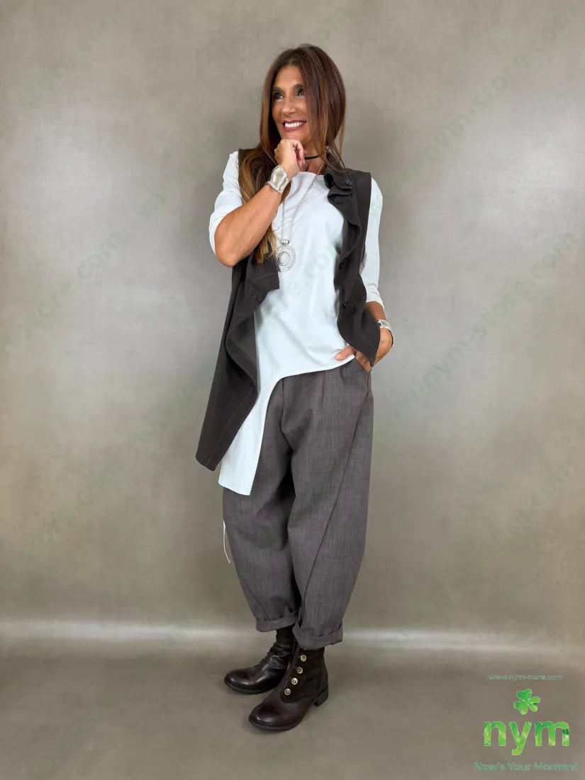 pantalone melange tasche asola 65vi30ny5ea - U / FANGO S. / AI26 - PANTALONE