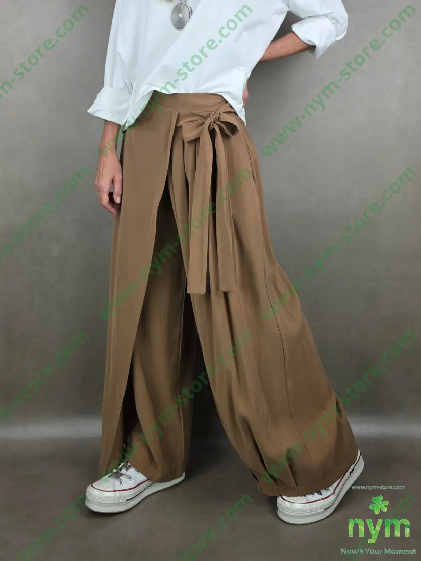 pantalone pareo e pinces 82vi15pl U / CAMMELLO / PE26 PANTALONE