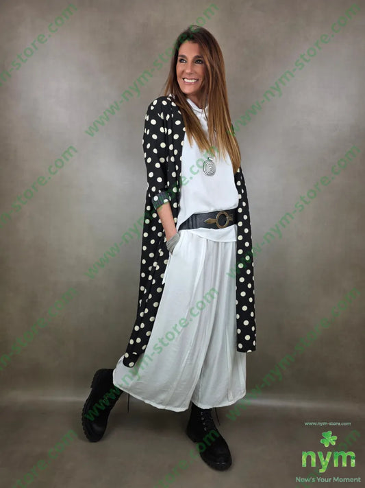 pantalone piega cucita 84vi16pa PANTALONE