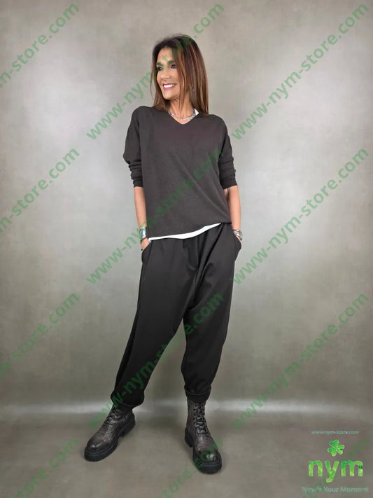 pantalone pinces piatta punto mi 52co40ny8ea PANTALONE