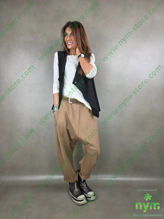 pantalone pinces piatta punto mi 52co40ny8ea PANTALONE