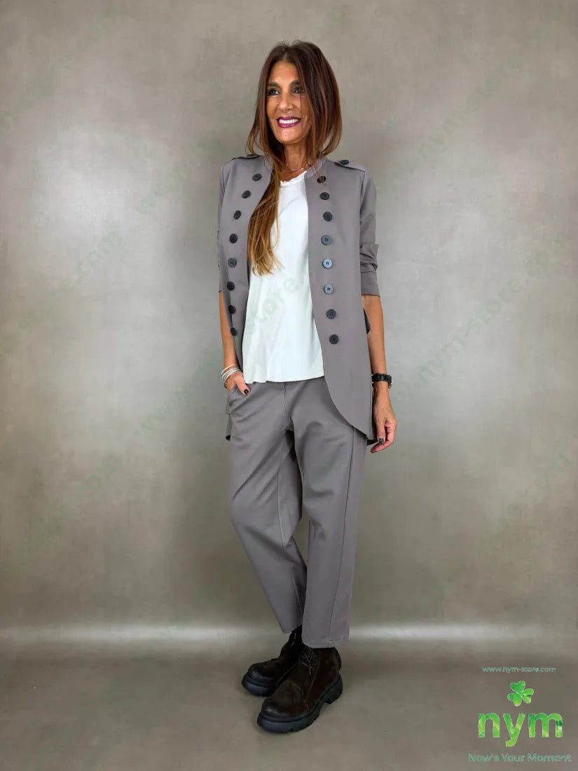 Pantalone punto roma una tasca dietro 65vi30ny5ea - PANTALONE