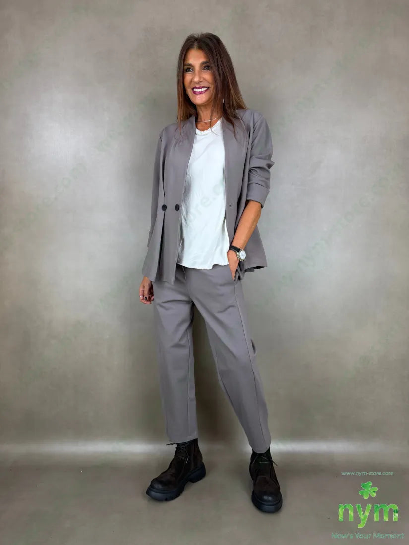 Pantalone punto roma una tasca dietro 65vi30ny5ea - PANTALONE