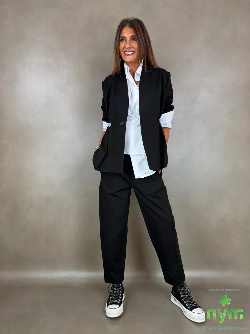 Pantalone punto roma una tasca dietro 65vi30ny5ea - PANTALONE