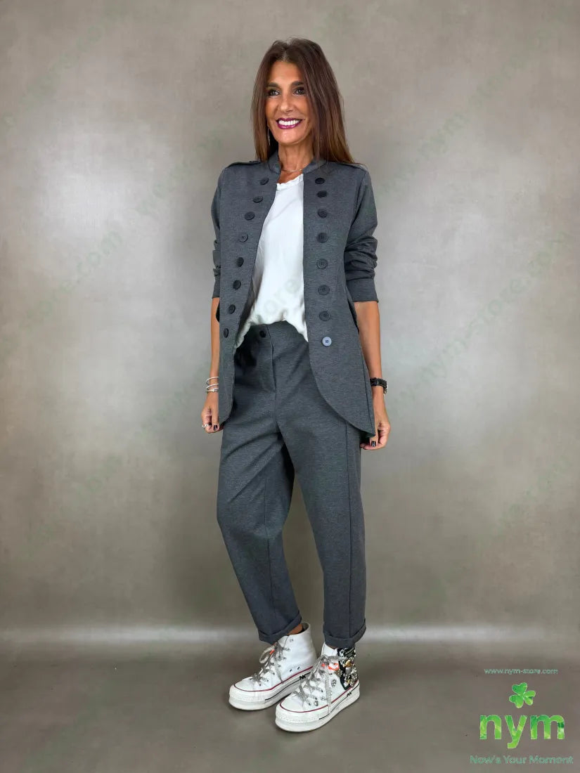 Pantalone punto roma una tasca dietro 65vi30ny5ea - PANTALONE