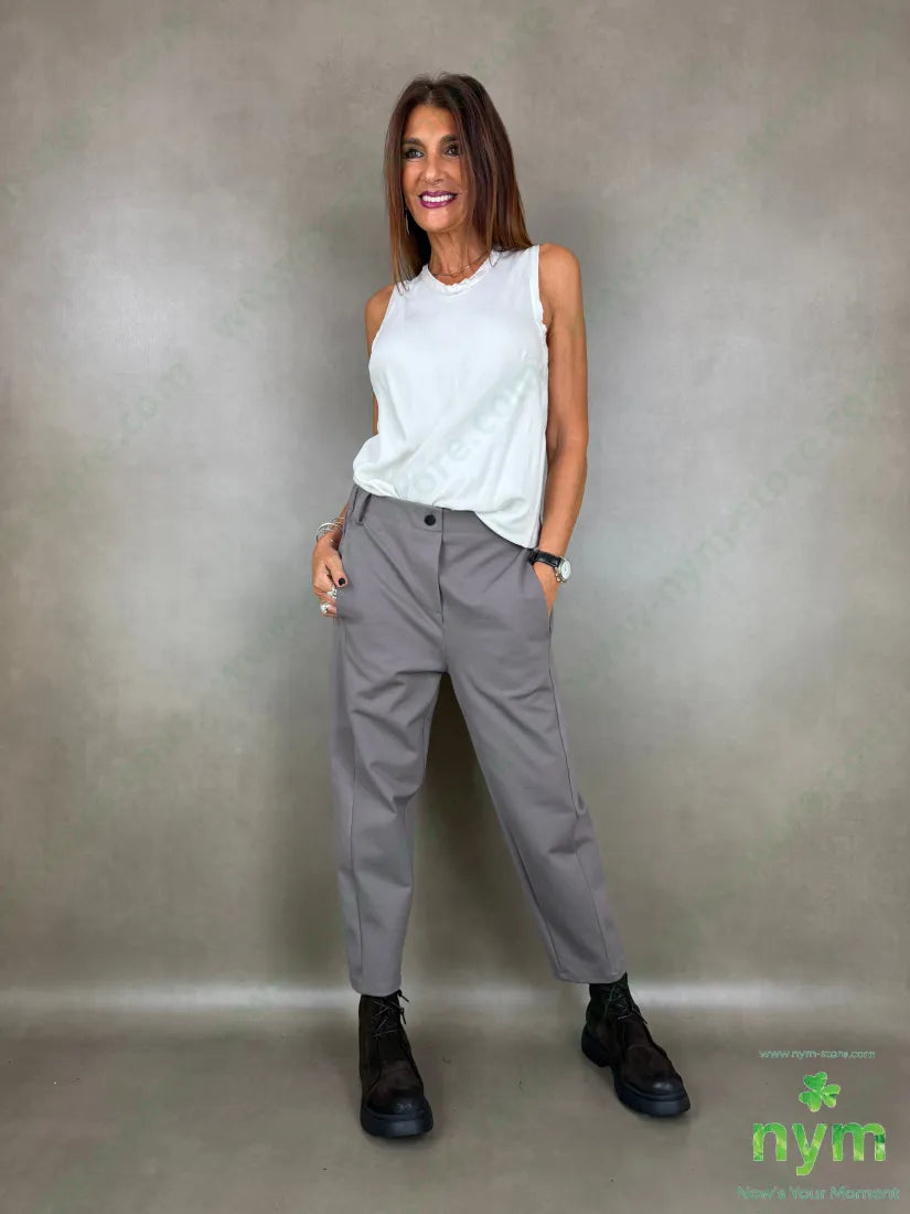 Pantalone punto roma una tasca dietro 65vi30ny5ea - PANTALONE