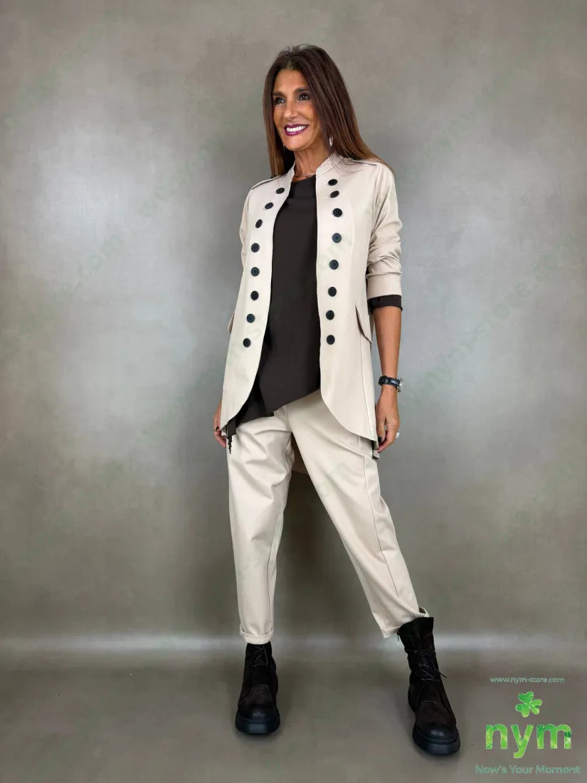 Pantalone punto roma una tasca dietro 65vi30ny5ea - PANTALONE