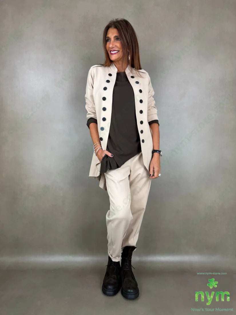 Pantalone punto roma una tasca dietro 65vi30ny5ea - PANTALONE