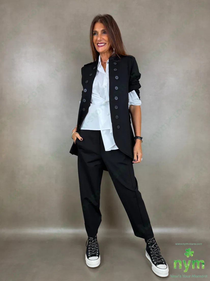 Pantalone punto roma una tasca dietro 65vi30ny5ea - PANTALONE