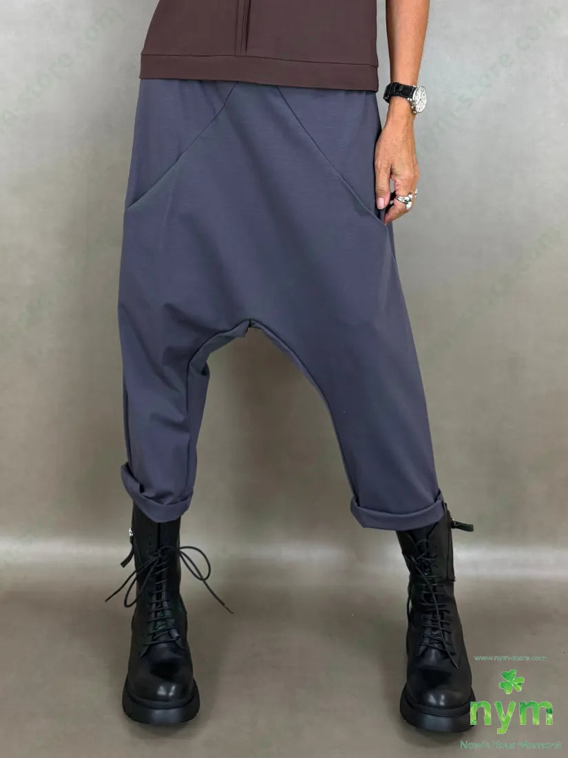 pantalone tessuto pm harem 52co40pl8ea - U / ANTRACITE / AI26 - PANTALONE
