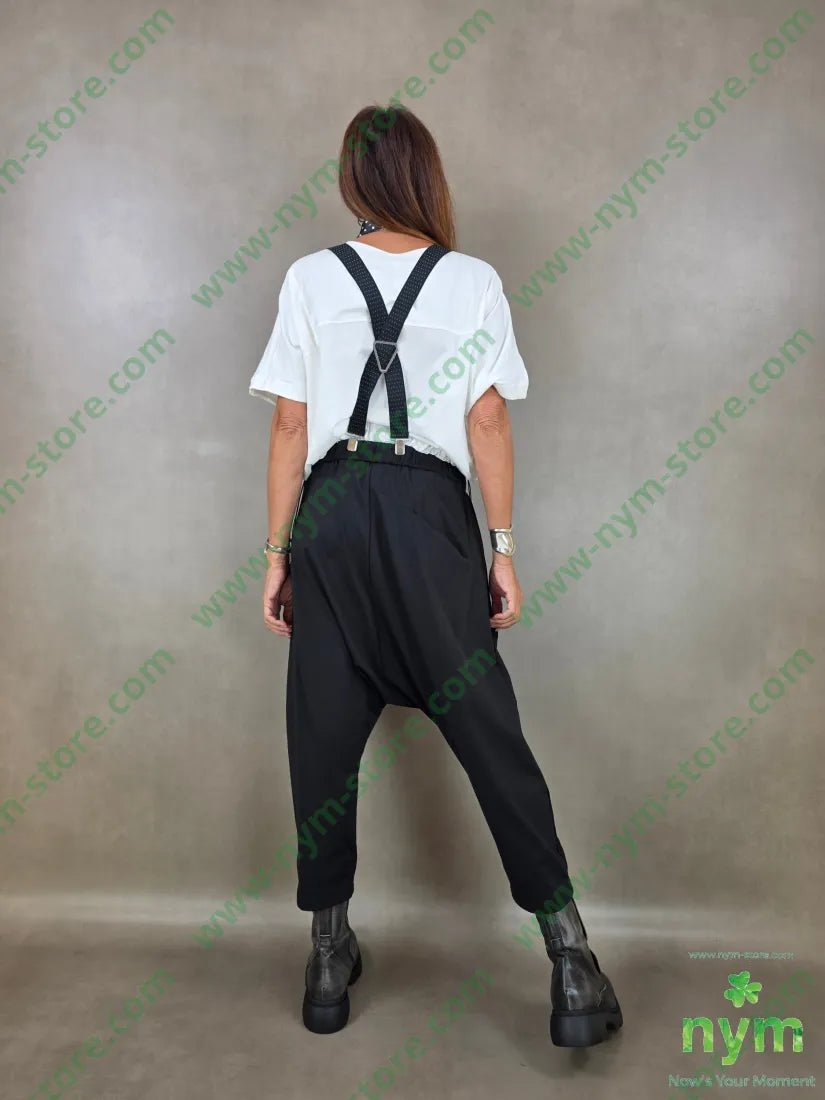 pantalone tessuto pm harem 52co40pl8ea - U / NERO / AI26 - PANTALONE