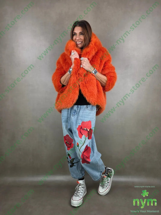 pelliccia cappuccio 100vi CAPOSPALLA