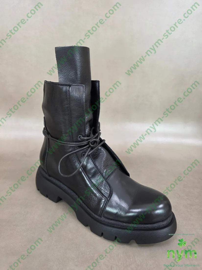 polacchino pelle linguetta lunga vera pelle - SCARPE