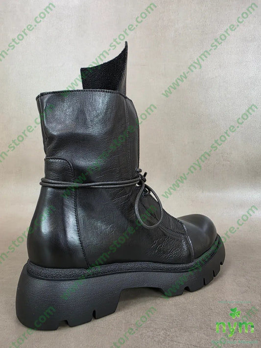 polacchino pelle linguetta lunga vera pelle - SCARPE