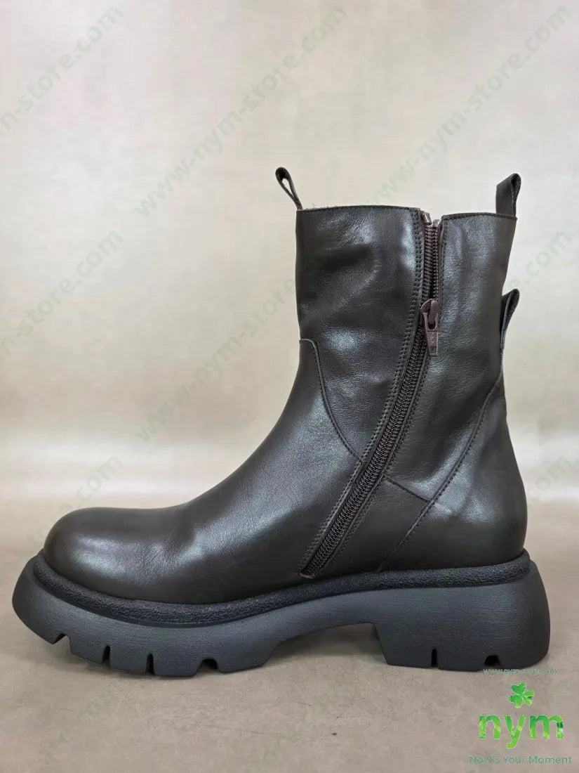 polacchino spacco lato vera pelle - SCARPE