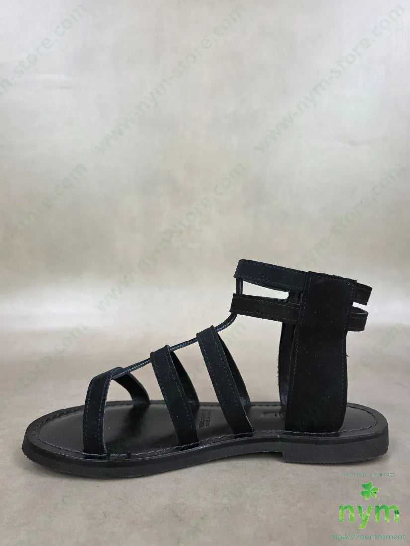 sandalo scamosciato nappina - SCARPE