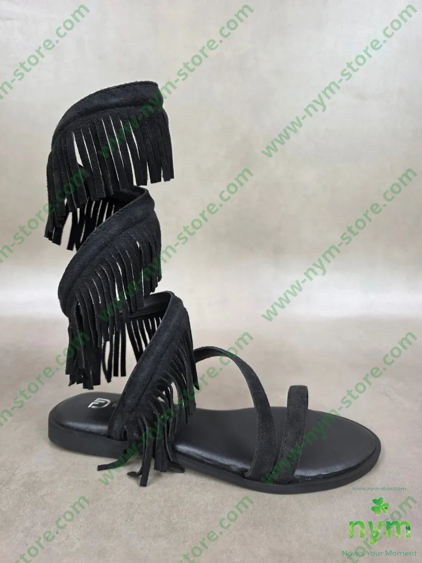 sandalo serpente frangia - SCARPE