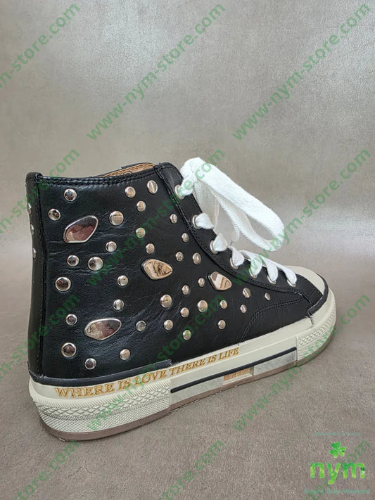 sneaker pelle e borchie SCARPE