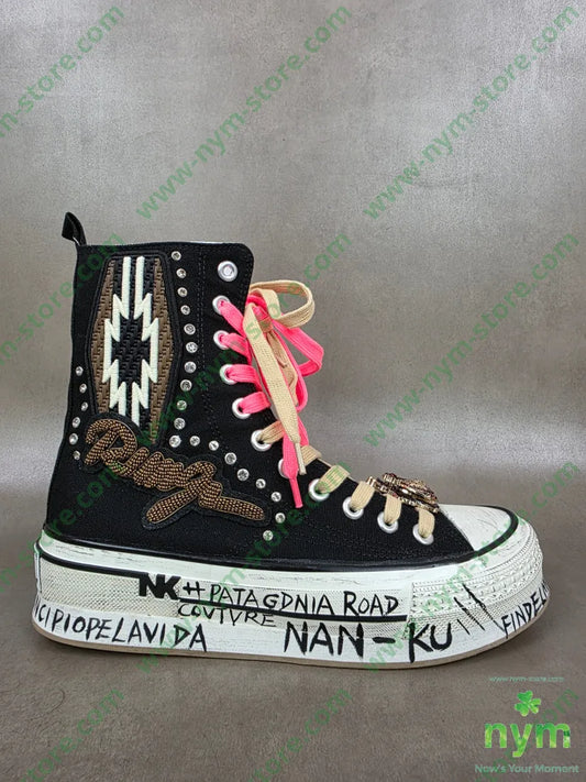 sneakers alta ring 37 / NERO / PE26 SCARPE