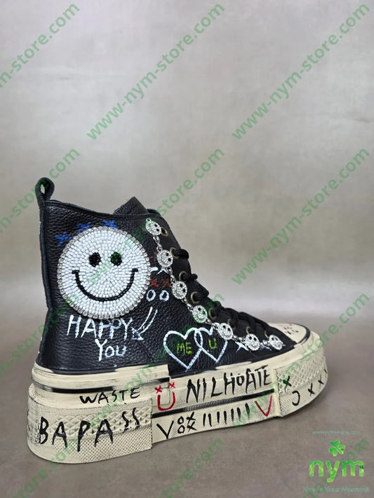 sneakers pelle smile SCARPE