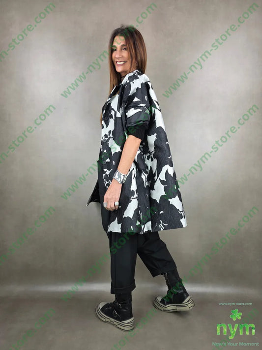 spolverino fiori lurex 100pl U / NERO / PE26 CAPOSPALLA