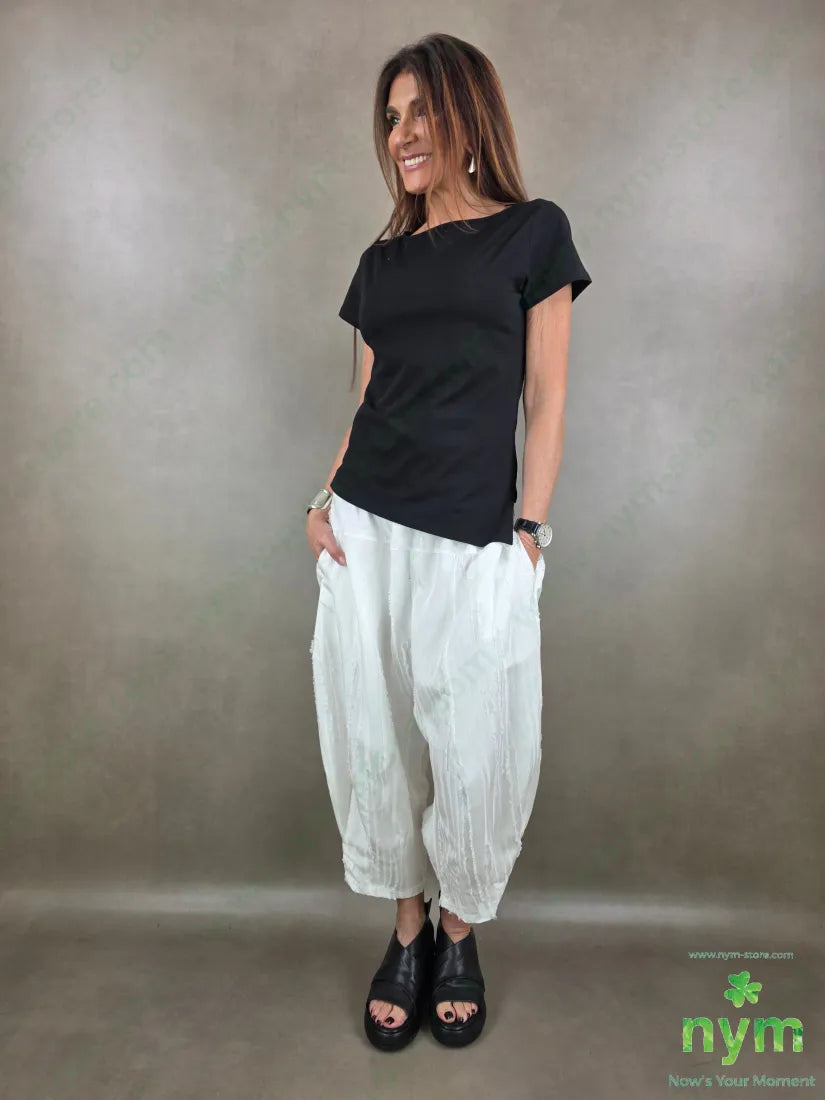 t shirt bielastico taglio inverso 94co6ea - TSHIRT