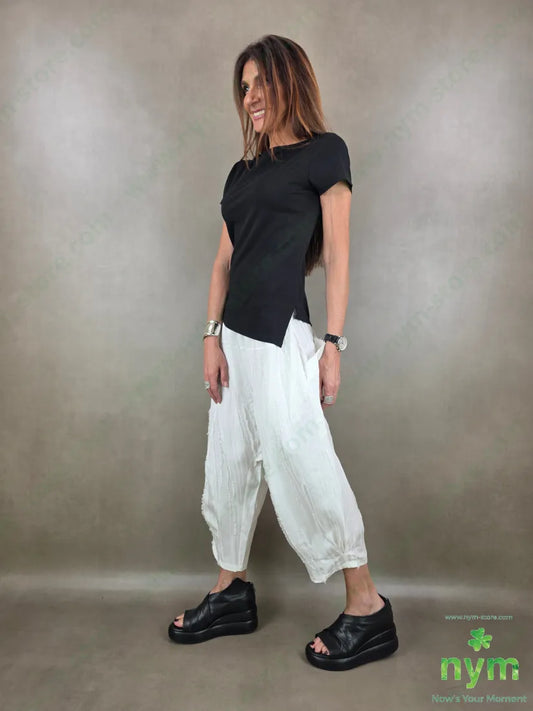 t shirt bielastico taglio inverso 94co6ea - TSHIRT
