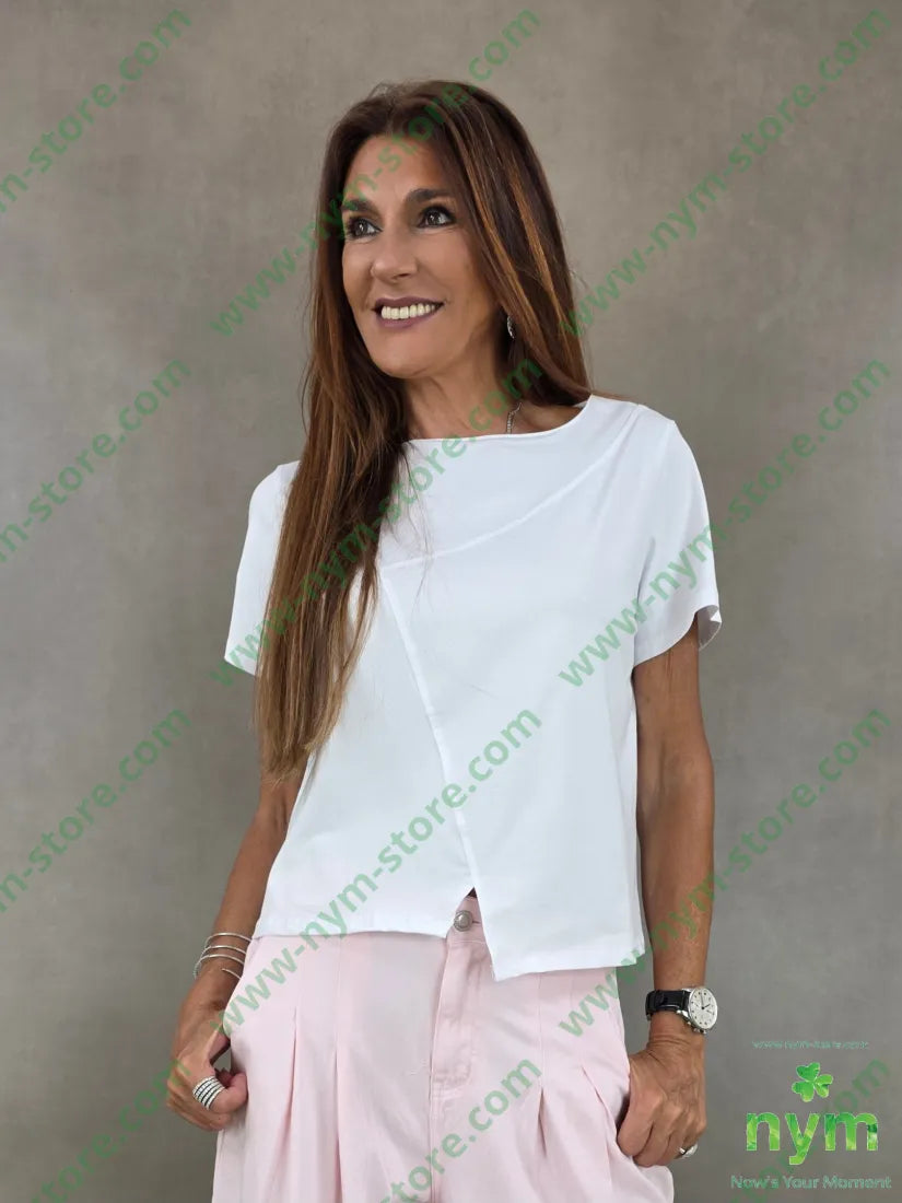ts mc corta triangolo 95co5ea - U / BIANCO / PE26 - TSHIRT