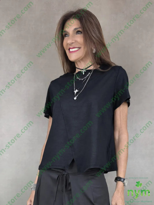 ts mc corta triangolo 95co5ea - U / NERO / PE26 - TSHIRT