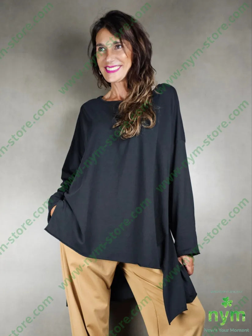 tsh superover ml 100co U / NERO / PE25 TSHIRT