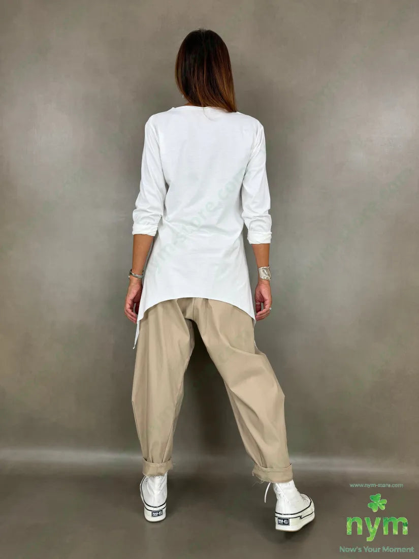 tshirt cotone sorriso fondo - TSHIRT